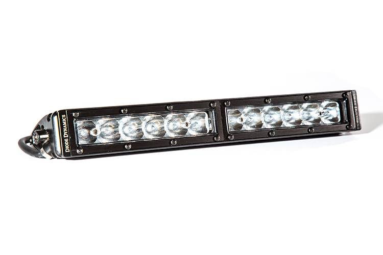 Diode Dynamics 12 Inch LED Light Bar Single Row Straight Clear Driving Each Stage Series DD5015S