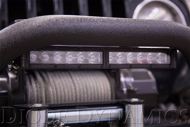 Diode Dynamics 12 Inch LED Light Bar Single Row Straight Clear Driving Each Stage Series DD5015S