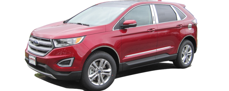 QAA 2015-2022 Ford Edge 2 piece Chrome Plated ABS plastic Mirror Cover Set MC55361