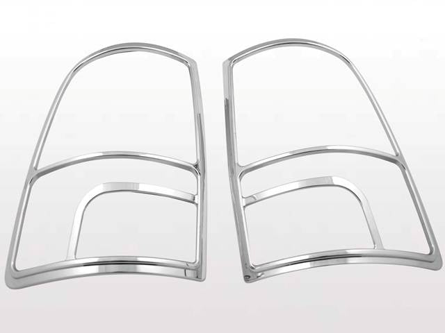 QAA 2009-2012 Ram Trucks 2 piece Chrome Plated ABS plastic Tail Light Bezels TL49935