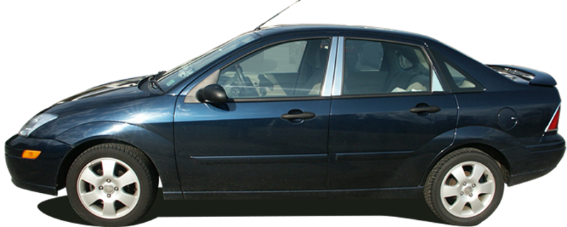 QAA 1999-2004 Ford Focus 2 piece Chrome Plated ABS plastic Tail Light Bezels TL39310