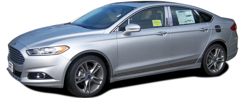 QAA 2013-2020 Ford Fusion 2 piece Chrome Plated ABS plastic Mirror Cover Set MC53390