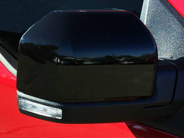 QAA 2015-2020 Ford F-150 2 piece Gloss Black Plated ABS plastic Mirror Cover Set MC55307B