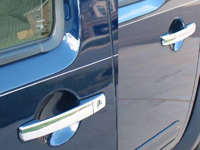 QAA 2004-2015 Nissan Titan 4 piece Chrome Plated ABS plastic Door Handle Cover Kit DH24515