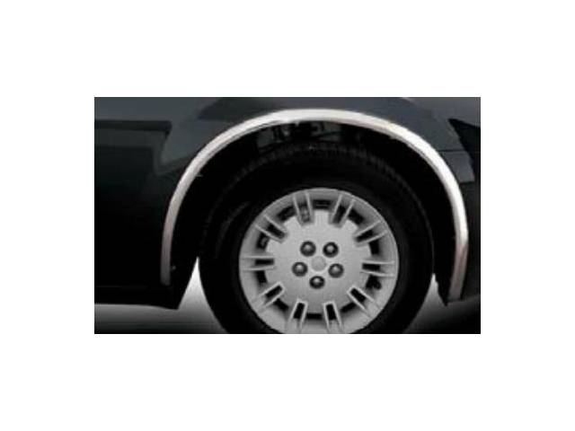 QAA 2005-2010 Chrysler 300 4 piece Molded Stainless Steel Wheel Well Fender Trim Molding WZ45766