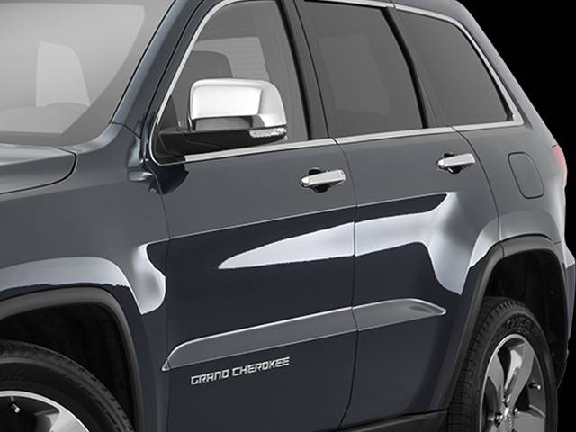 QAA 2011-2020 Jeep Grand Cherokee 8 piece Chrome Plated ABS plastic Door Handle Cover Kit DH51082
