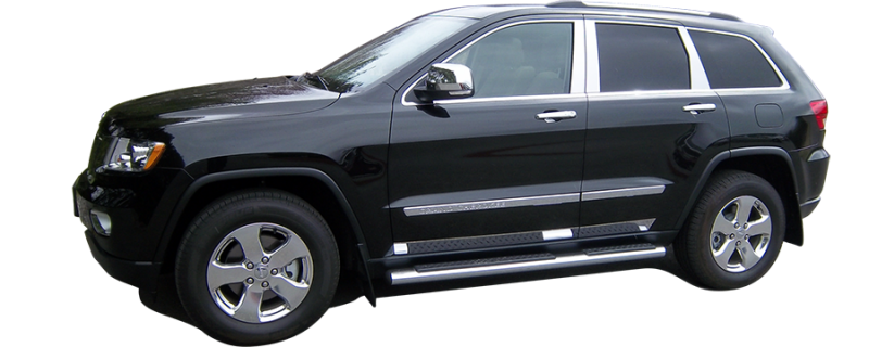 QAA 2011-2020 Jeep Grand Cherokee 8 piece Chrome Plated ABS plastic Door Handle Cover Kit DH51082