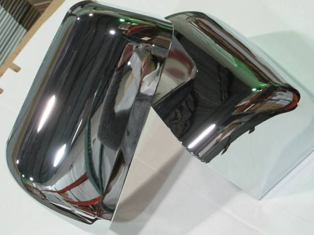 QAA 2008-2016 Ford F-250 F-350 Super Duty 2 piece Chrome Plated ABS plastic Mirror Cover Set MC48323