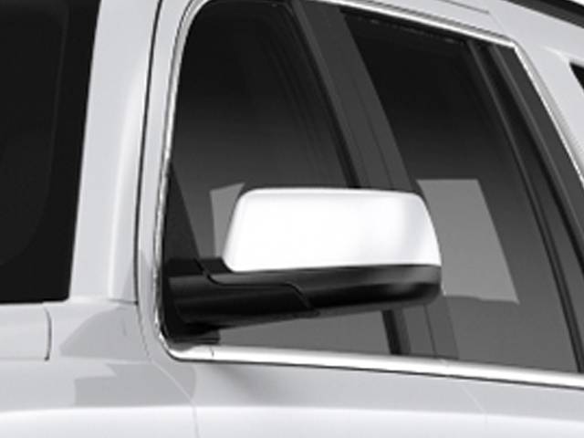 QAA 2015-2020 Chevrolet Suburban Tahoe GMC Yukon 2 piece Chrome Plated ABS plastic Mirror Cover Set MC55195