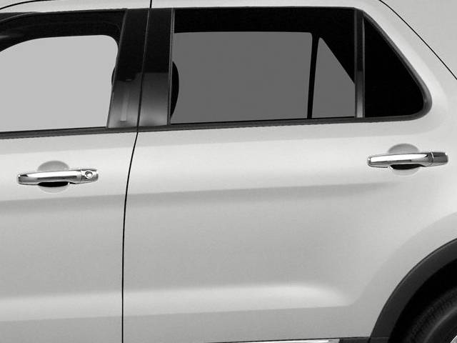 QAA 2011-2014 Ford Edge 2011-2019 Explorer LD 8 piece Chrome Plated ABS Plastic Door Handle Cover Kit DH51330