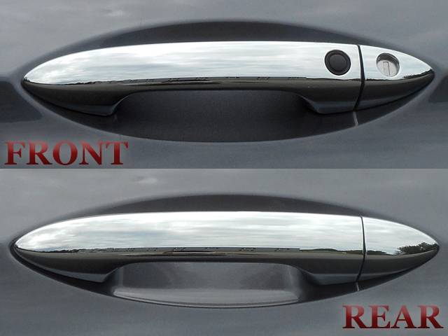 QAA 2010-2020 Honda Clarity 2010-2022 Ridgeline 2016-2022 Pilot 8 piece Chrome Plated ABS plastic Door Handle Cover Kit DH16261