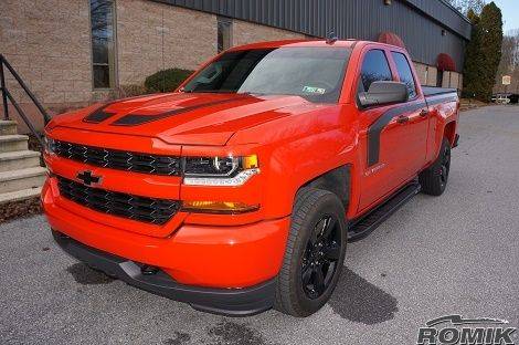 ROMIK 1999-2018 Chevrolet Silverado Crew Cab Running Boards RAL-TB Side Steps 60041419