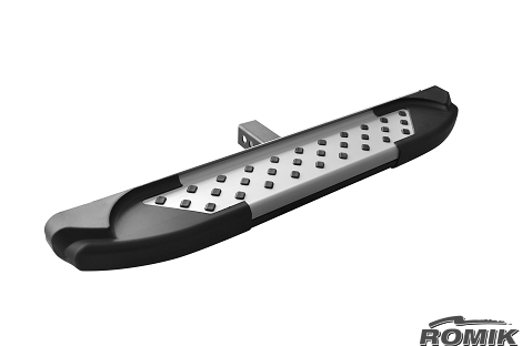 ROMIK Hitch Step 2 Inch Rear Assists RAL-S Silver 601418