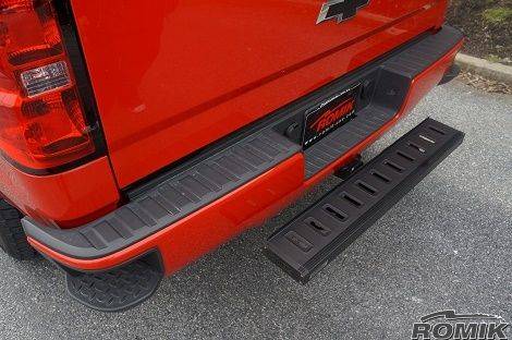 ROMIK Hitch Step 2 Inch Rear Assists ROF Black 801419