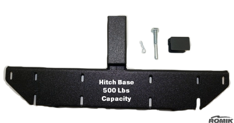 ROMIK Hitch Step 2 Inch Rear Assists RAL-TB Black 602419