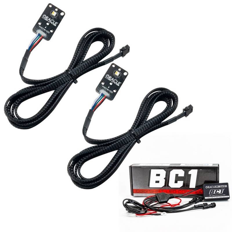 Oracle Lighting 2020-2023 Toyota Supra Colorshift RGB+A Headlight DRL Upgrade Kit 1400-335