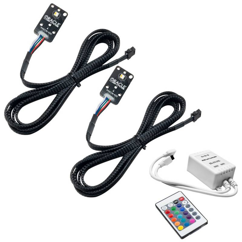 Oracle Lighting 2020-2023 Toyota Supra Colorshift RGB+A Headlight DRL Upgrade Kit 1400-504