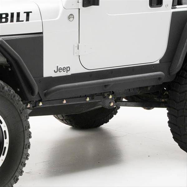 Smittybilt 1997-2006 Jeep Wrangler TJ LJ XRC Rock Sliders With Step Black Textured 76871
