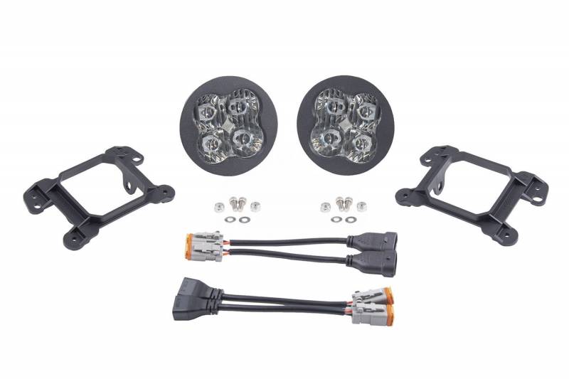 Diode Dynamics 2011-2014 Dodge Charger SS3 LED Fog Light Kit White SAE DOT Fog Sport DD6193