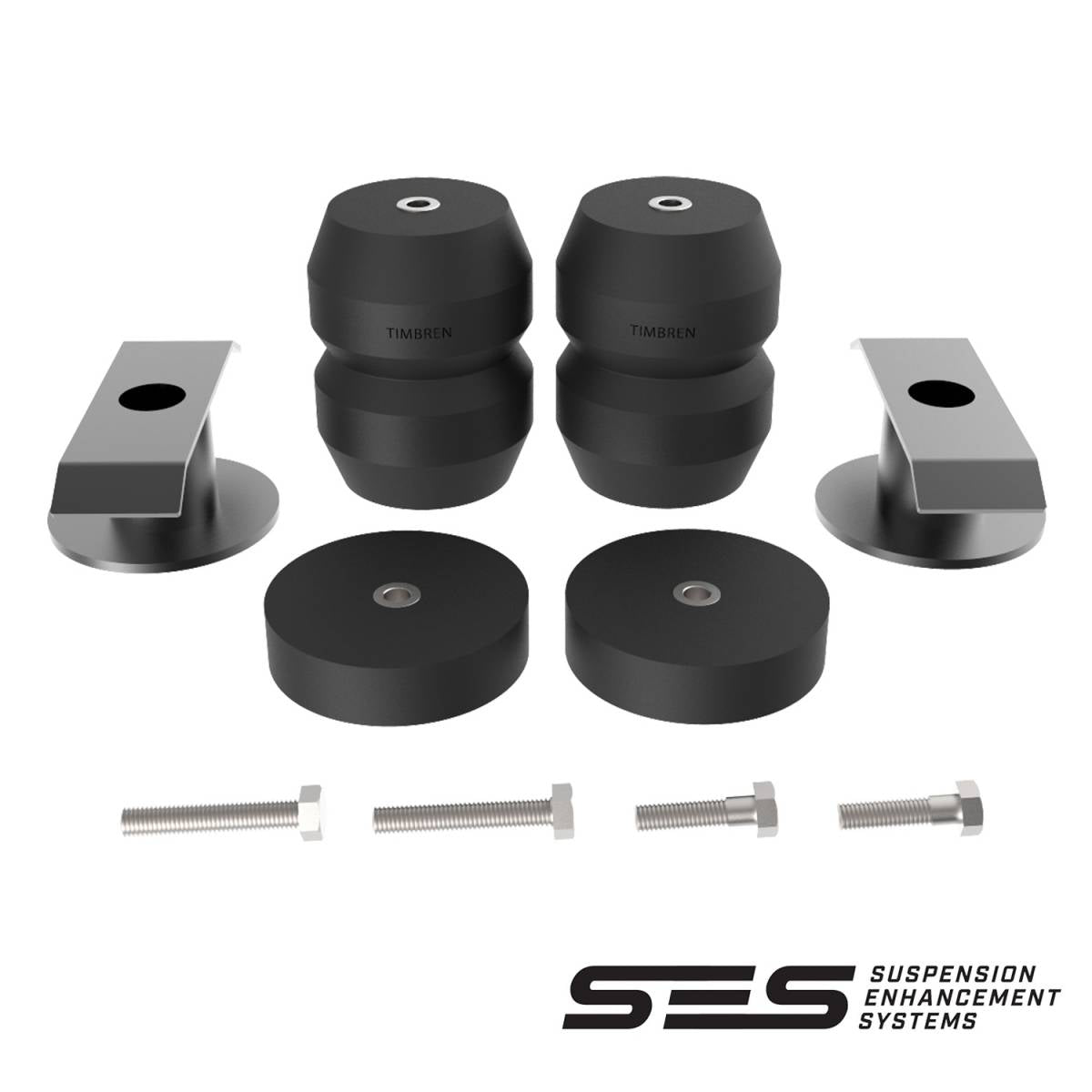 Timbren 2016-2023 Nissan Titan XD 2WD 4WD Rear SES Suspension Enhancement System Rubber Helper Spring Kit NRTTNA
