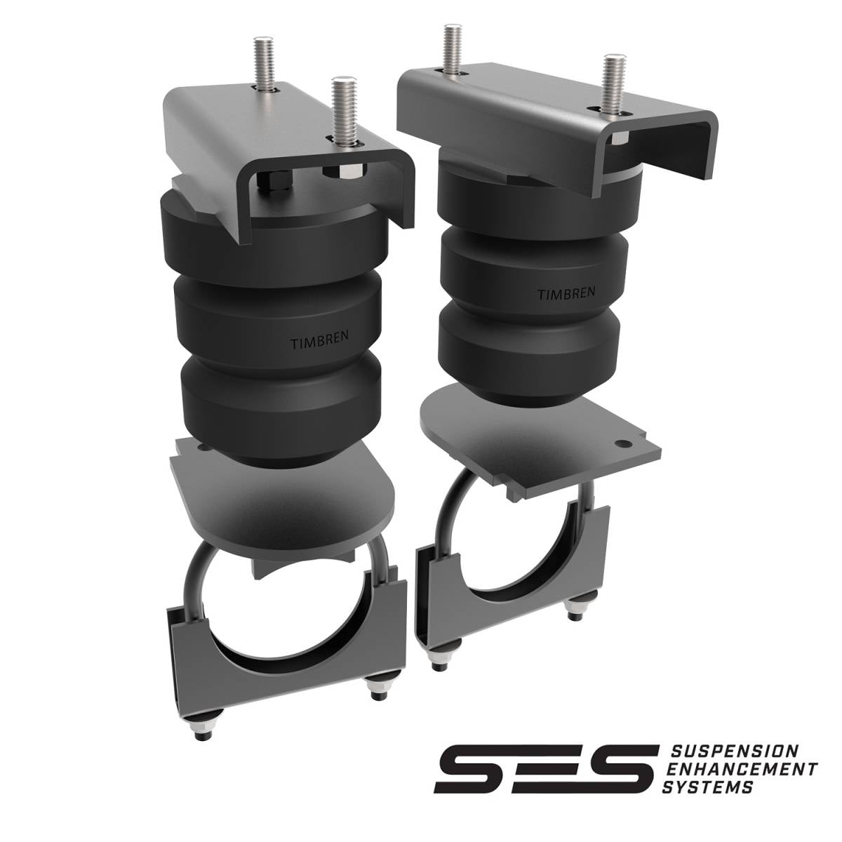 Timbren 1994-2002 Dodge Ram 2500 1994-2001 Ram 1500 2WD SES Suspension Enhancement System Rear Rubber Helper Spring Kit DR1525H2