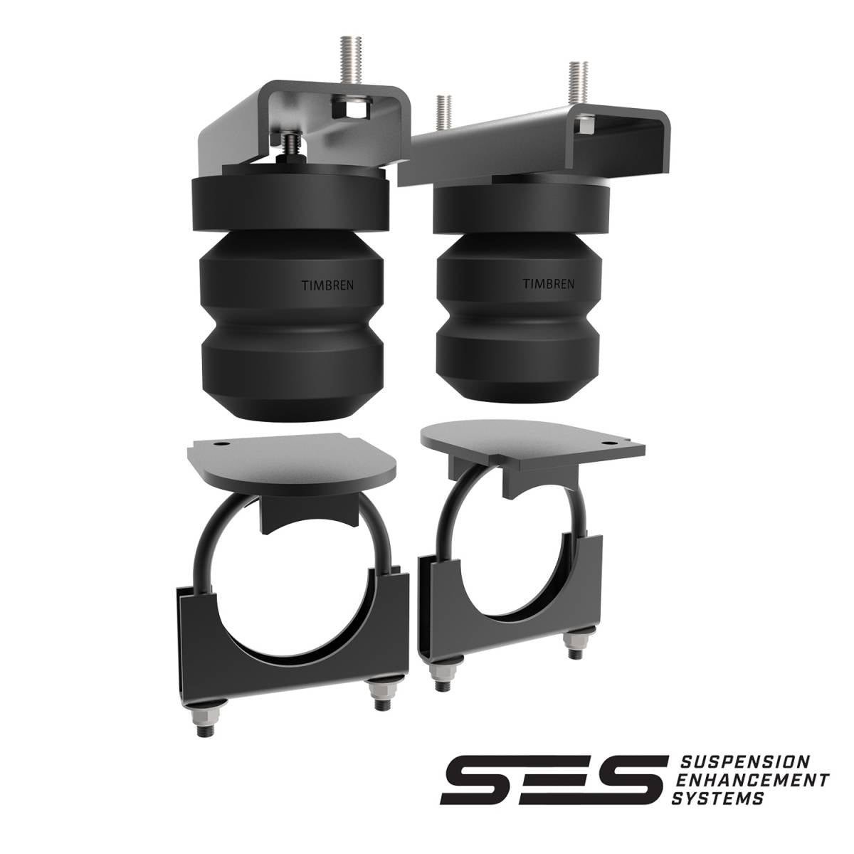 Timbren 1994-2002 Dodge Ram 2500 1994-2001 Ram 1500 2WD SES Suspension Enhancement System Rear Rubber Helper Spring Kit DR1525H2