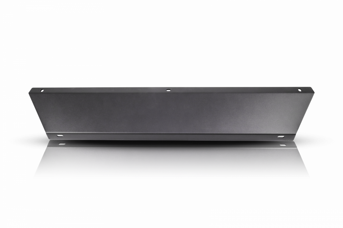 Attica 2018-2024 Jeep Wrangler JL 2019-2024 Gladiator Black Powder Coated Steel Front Bumper Skid Plate ATTJL01A108-1-BX