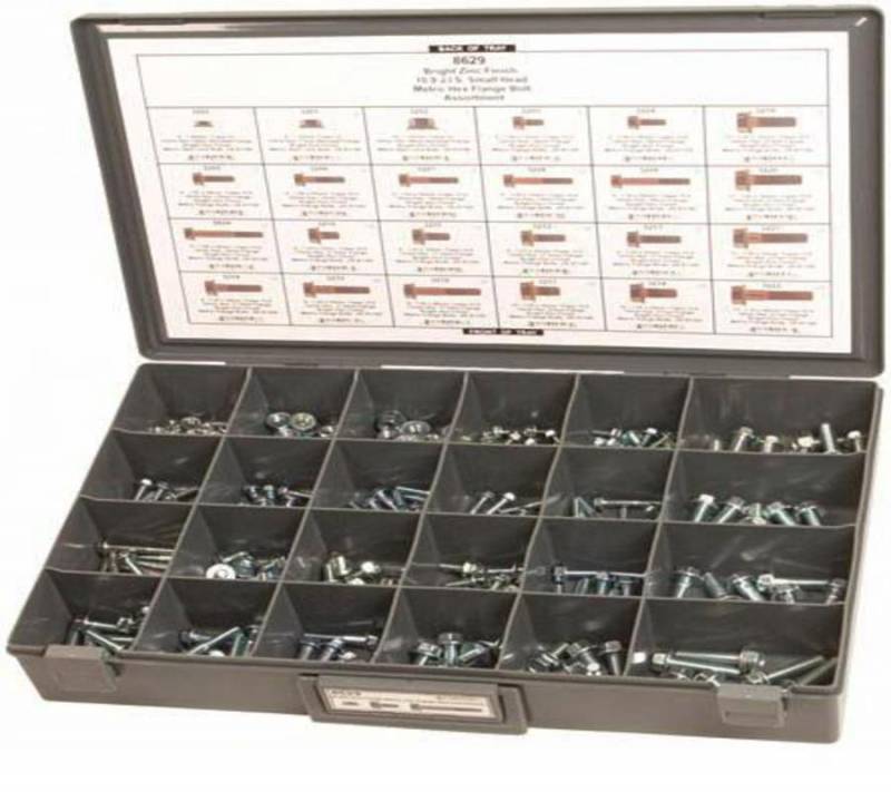 DISCO Metrix Hex Flange Bolt Assortment 229 pieces 8629