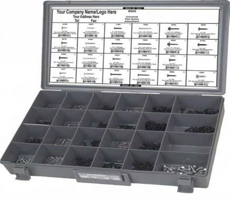 DISCO Universal Trim Screw Assortment 550 pieces 8605