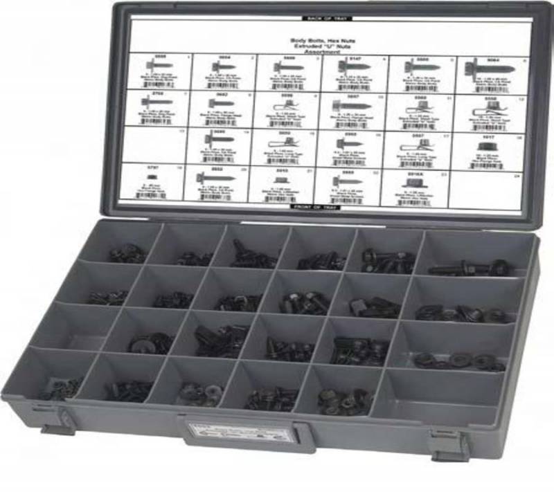 DISCO Universal Body Bolt Fastener Assortment 203 pieces 8603