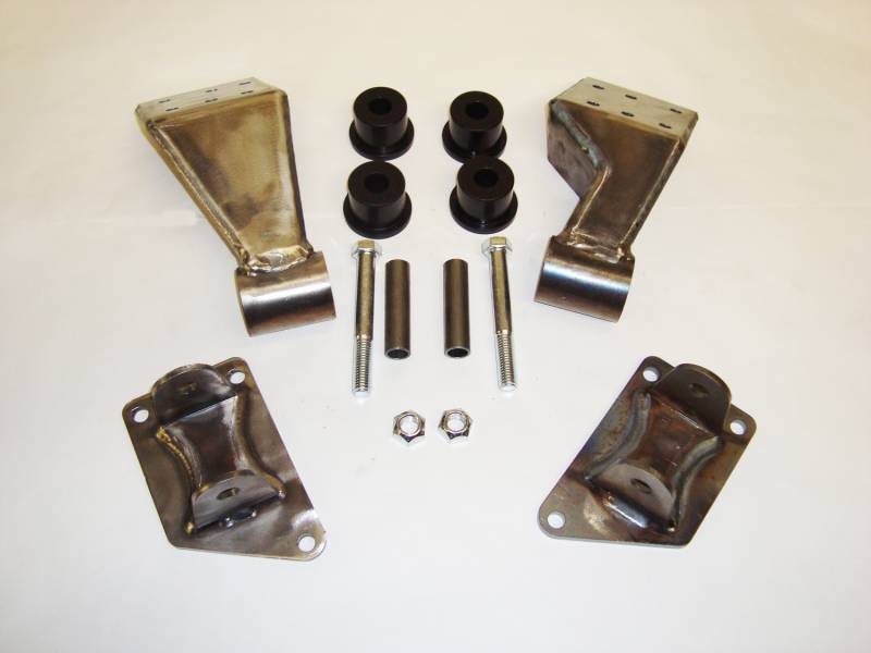 MORE 1972-1986 Jeep CJ-5, CJ-7 Motor Mounts Kit With AMC V-8 Mounts Zinc Plated JM301Z