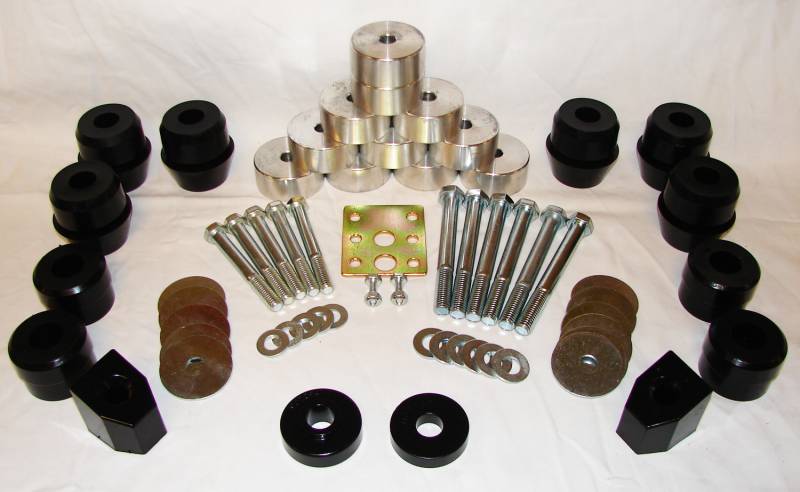MORE 1987-1995 Jeep YJ Wrangler Body Lift Kit for auto transmission BLYJ8795AS