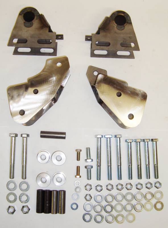 MORE 1987-1995 Jeep YJ Shackle Reversal System Stubby 8795-2SBNP