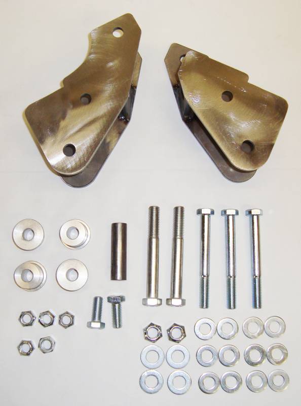 MORE 1987-1995 Jeep YJ Shackle Reversal System Stubby 8795-5SBNP
