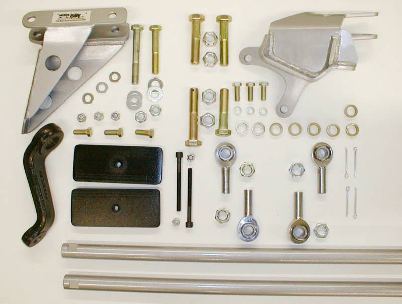 MORE 1987-1995 YJ Wrangler Steering Correction Kit Stage Two Zinc Plated 9940Z