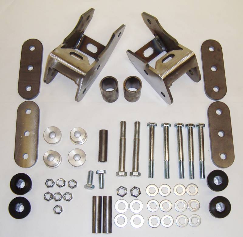 MORE 1987-1995 Jeep YJ Shackle Reversal System Stubby 8795-3SBNP