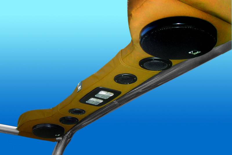 VDP 1987-2002 Jeep Wrangler Six Speaker Upholstered Sound Bar In Spice 792517