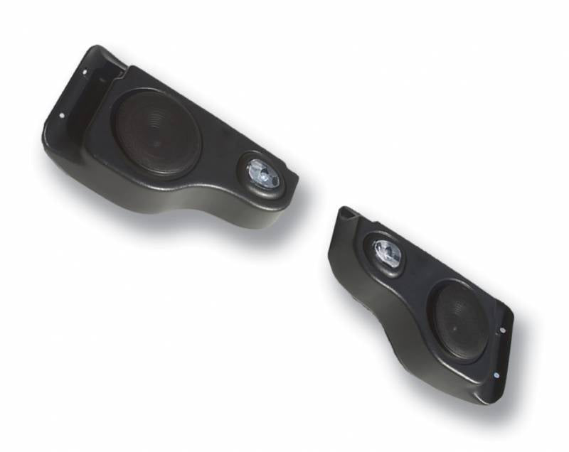 VDP 2003-2006 Jeep Wrangler Supreme Overhead Sound Wedges With Dome Lights Black 794001
