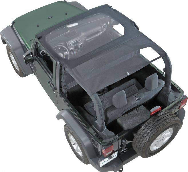 VDP 2007-2009 Jeep Wrangler JK KoolBreez Mesh Sun Screen FULL Brief Top  2 Door 50712F