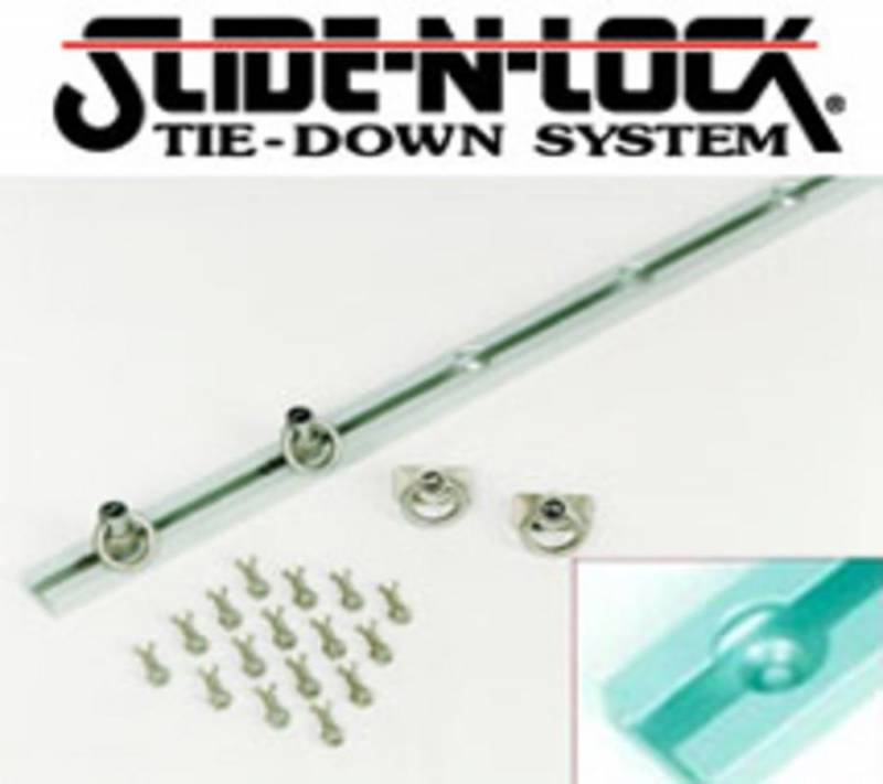 Hi-Lift 22 Slide-N-Lock: Tie Down System for truck beds- black SWR22B