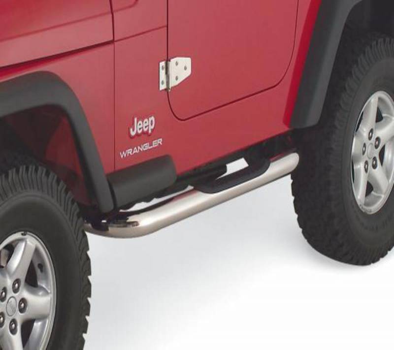 Rampage 1987-2006 Jeep Wrangler Stainless Side Step Bar 9425
