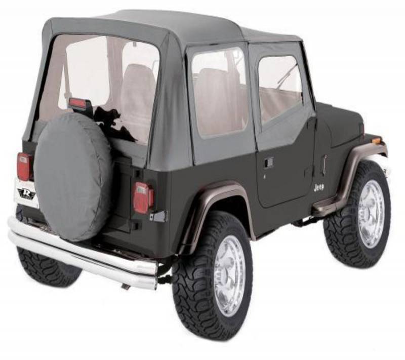 Rampage 1987-1995 Jeep Wrangler Soft Top OE Replacement With Door Skins 99611