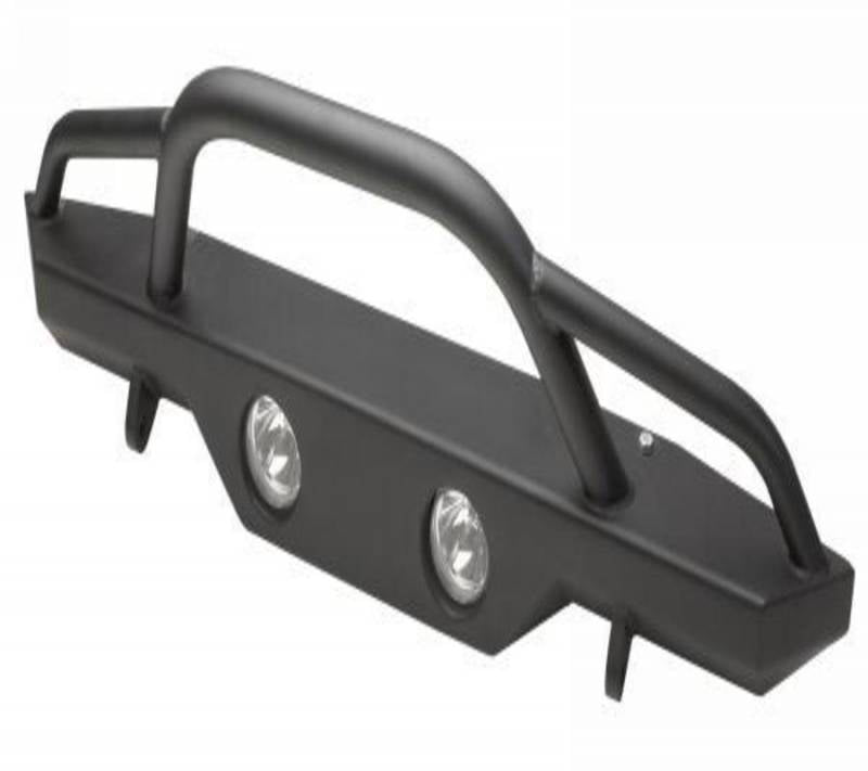 Rampage Jeep 1987-2006 Recovery Front Bumper Black Semi Gloss 76510