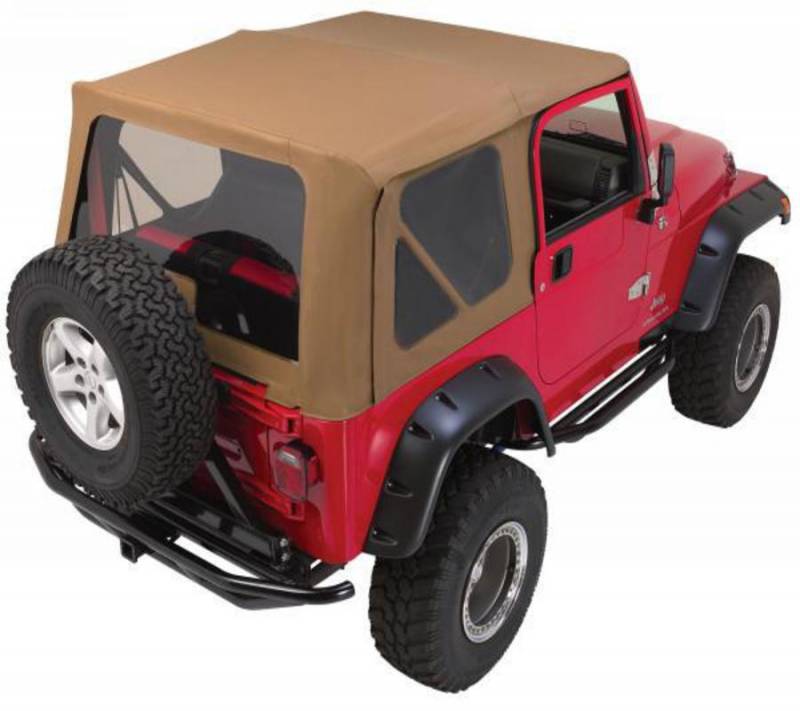 Rampage 1997-2006 Wrangler Complete Soft Top Full Steel Doors 68817