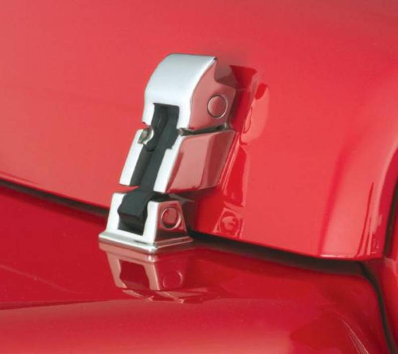 Rampage 1976-1995 Jeep Wrangler Hood Catch Stainless Steel   74333