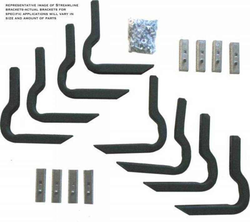Rampage Streamline Heavy Duty Mounting Brackets 4 Door Quad Cab 14700