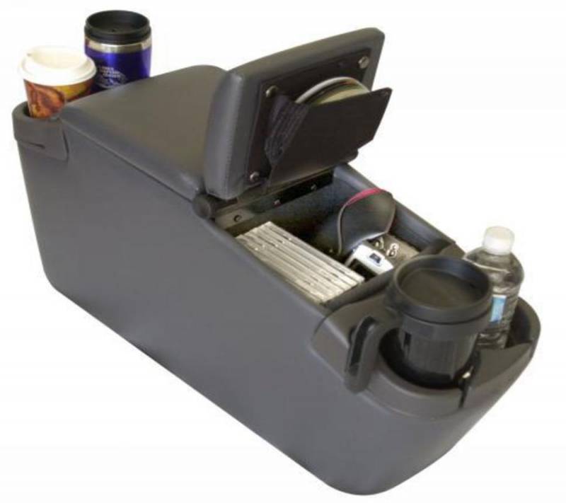 Rampage Floor Mount Mini Van Storage Console Charcoal 39923