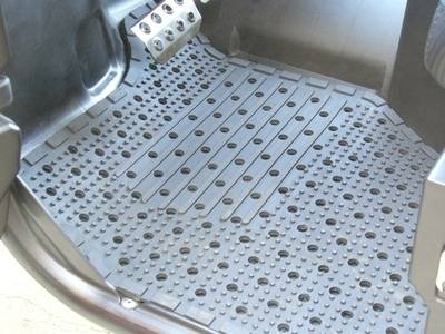 VDP Yamaha Rhino Floor Mats front pair black 6090