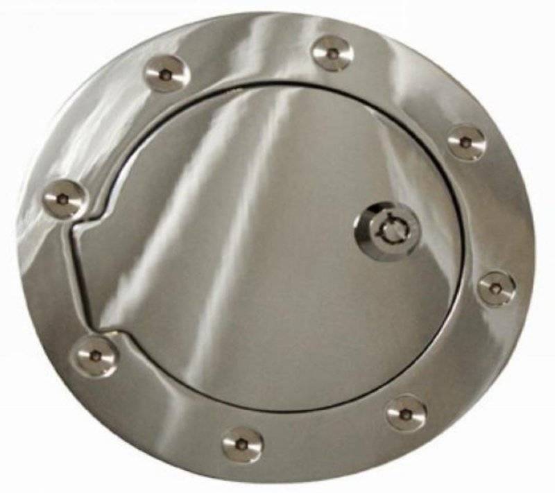 Rampage Locking Fuel Door Chrome 87016