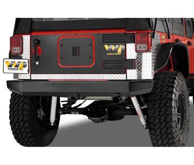 Warrior 2007-2012 Jeep JK Wrangler Rubicon Unlimited 2dr 4dr  Rock Crawler Rear Bumper 592